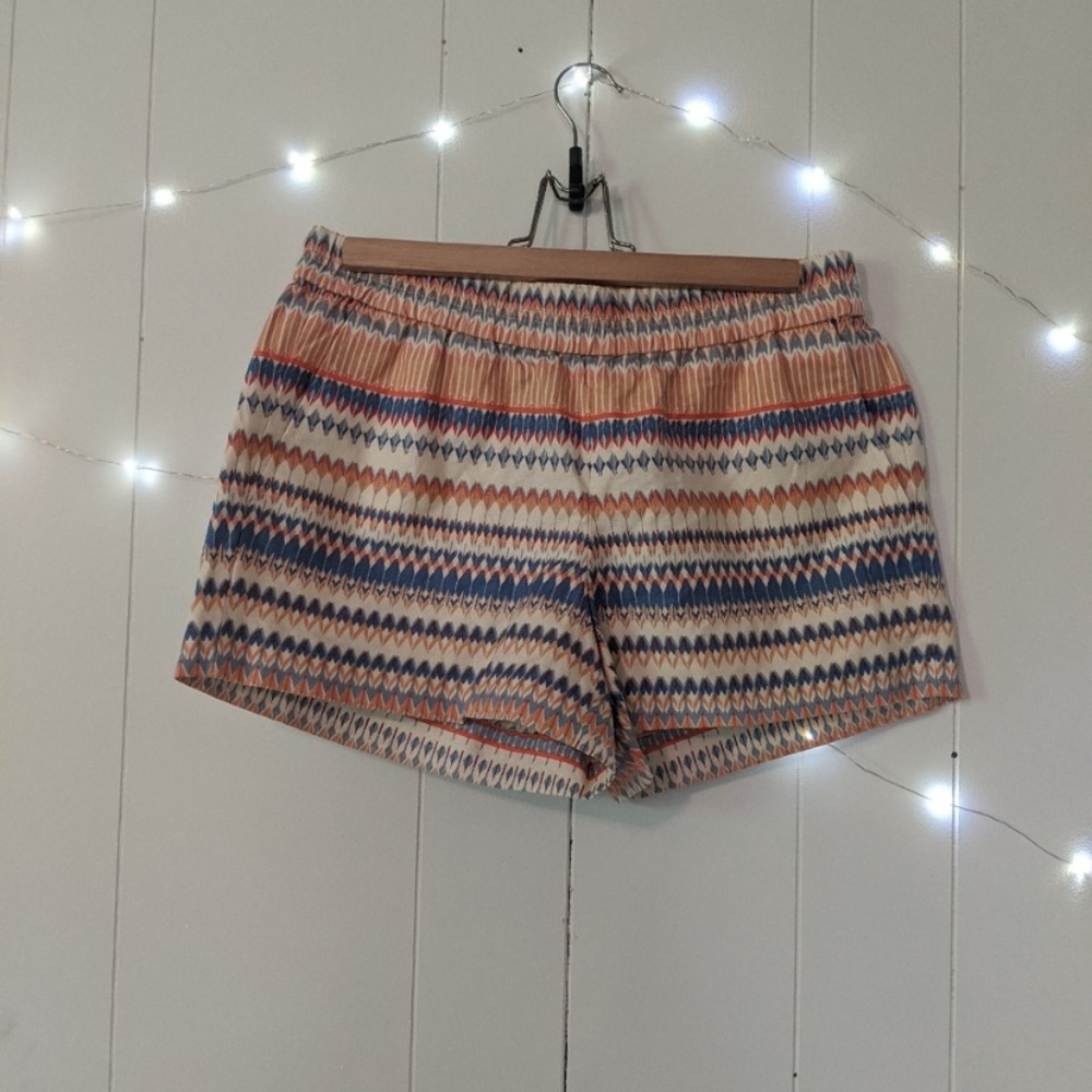 NWT J. Crew Printed Boardwalk Pull On Shorts